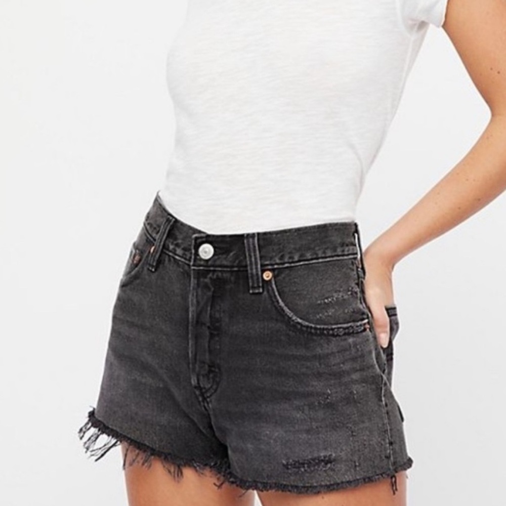 Denim shorts- Black- Wild Fable Women's Black Denim Shorts